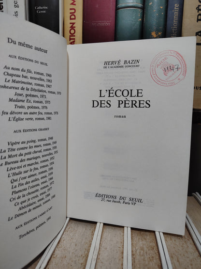 Bazin - L'école des pères