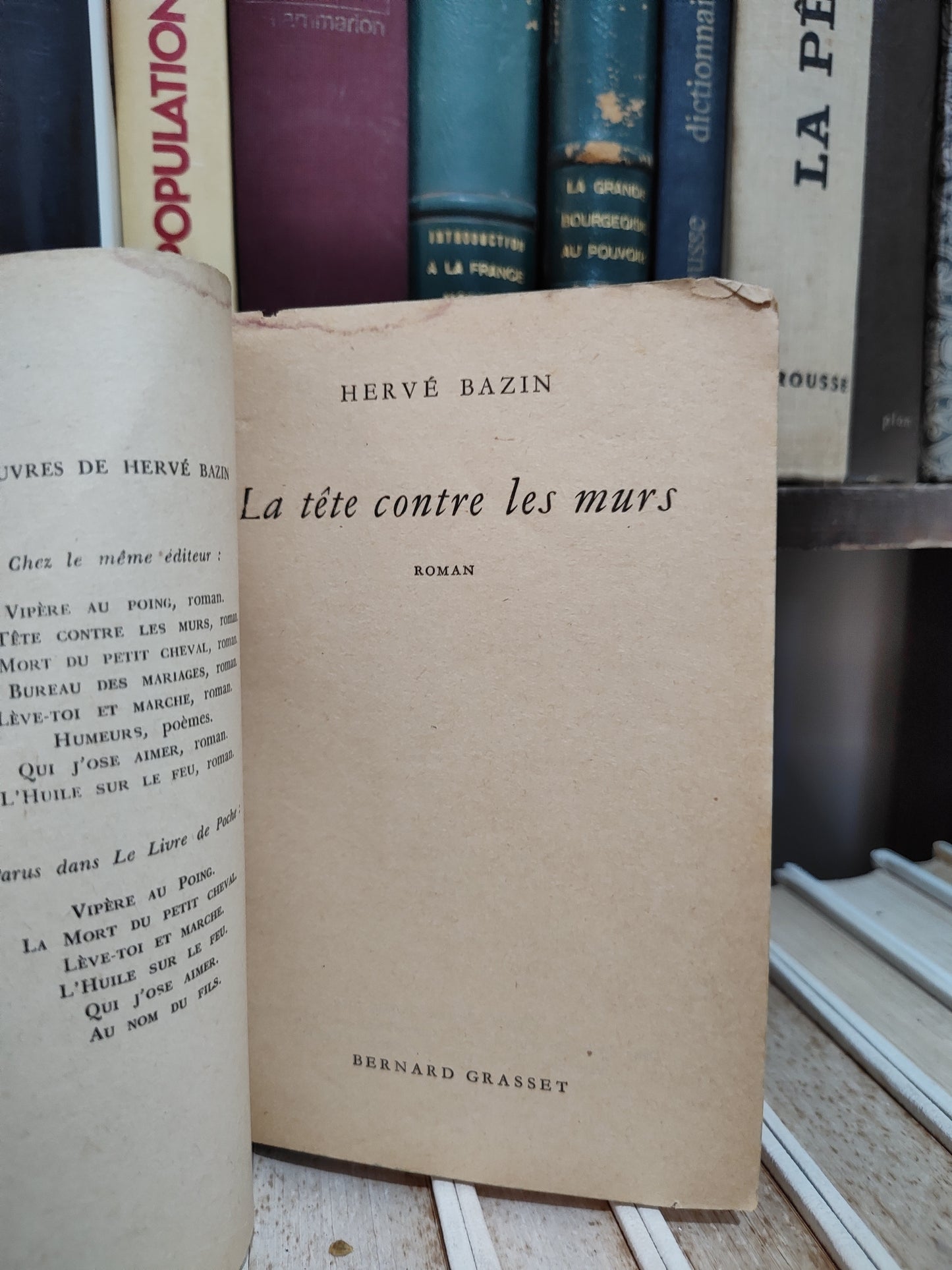 Bazin - La tête contre les murs