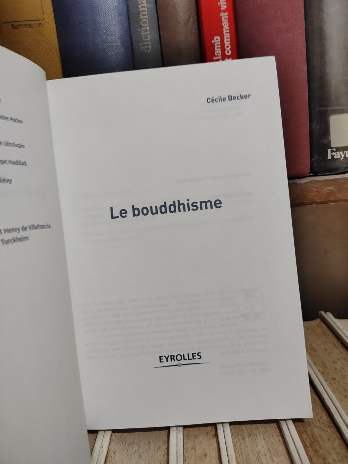 Becker - Le bouddhisme