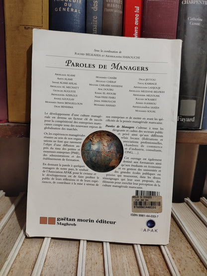 Belkahia - Paroles de managers