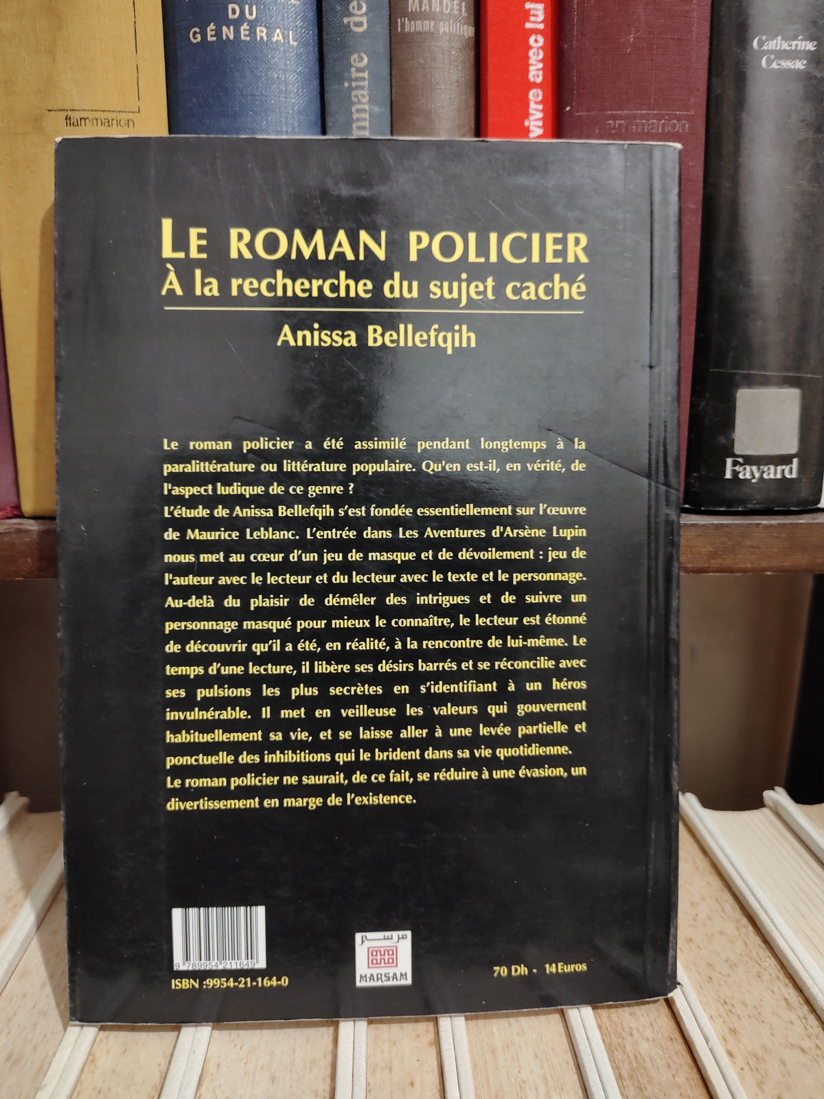 Bellefquih - Le roman policier à la recherche du sujet caché