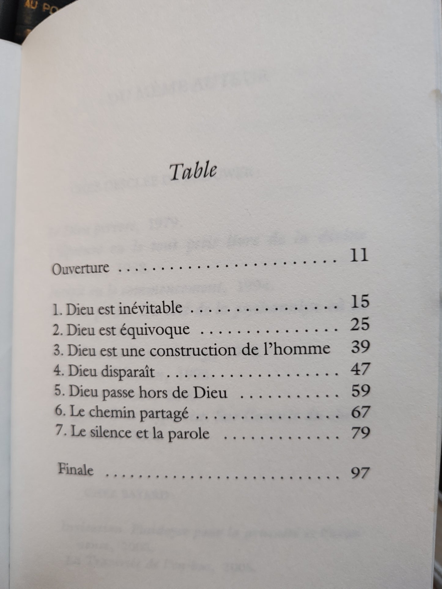 Bellet - Dieu, personne ne l'a jamais vu