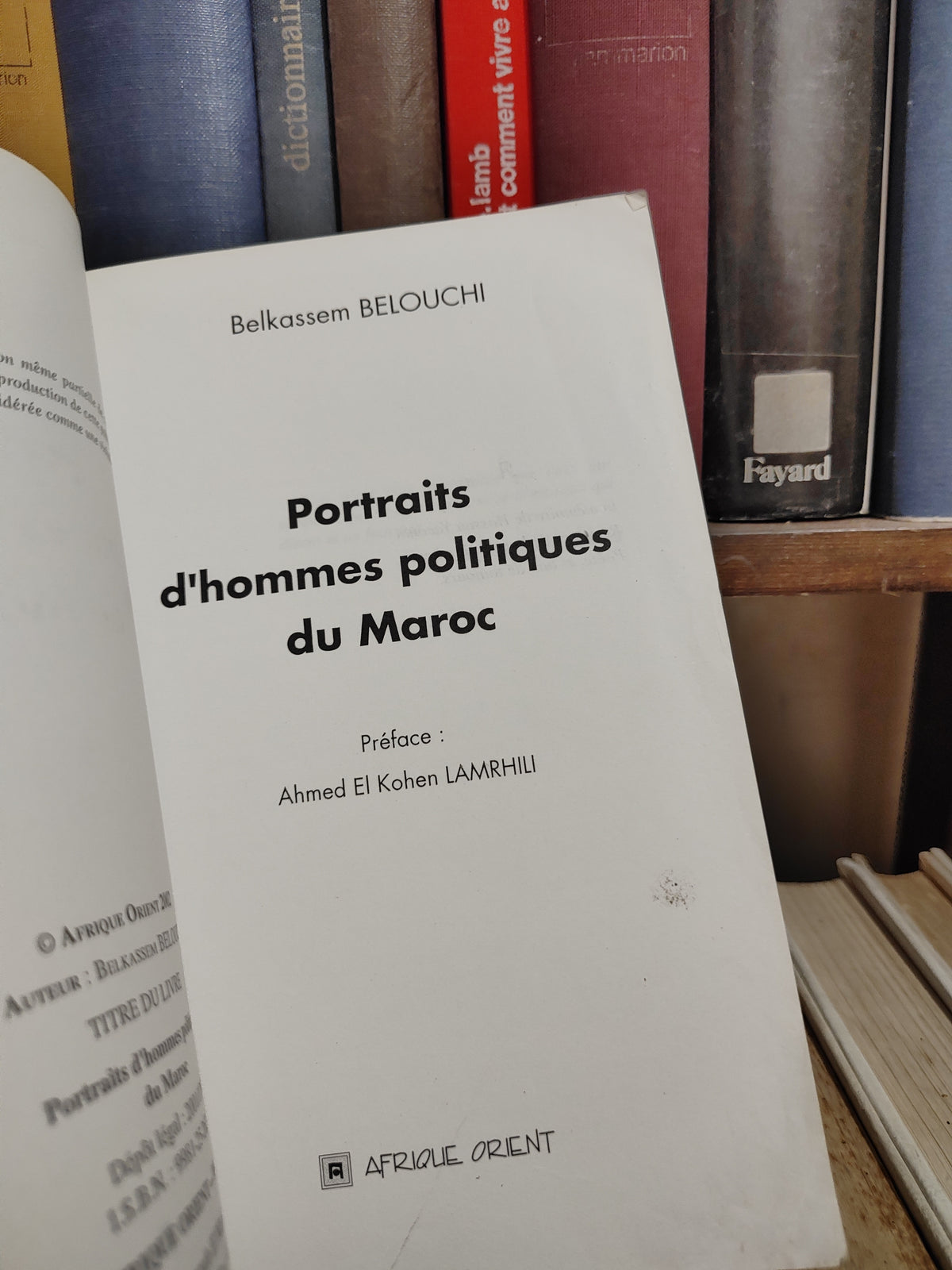 Belouchi - Portraits d'hommes politiques du Maroc