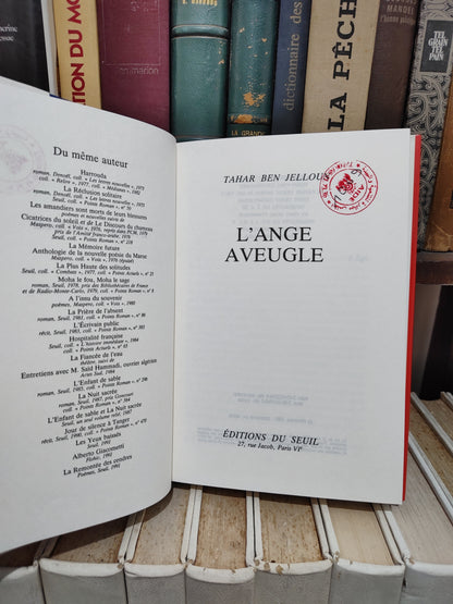 Ben Jelloun - L'ange aveugle