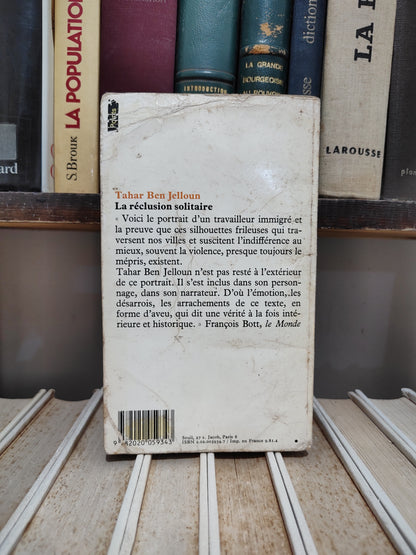 Ben Jelloun - La réclusion solitaire