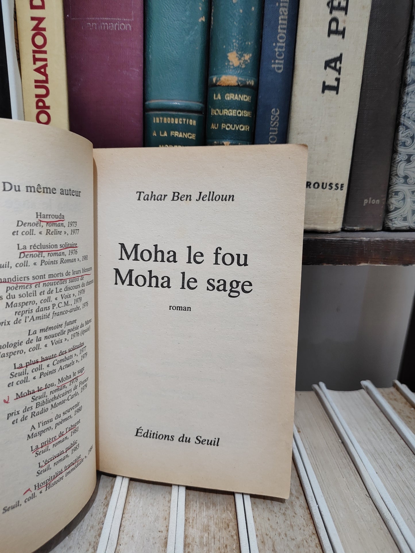 Ben Jelloun - Moha le fou Moha le sage