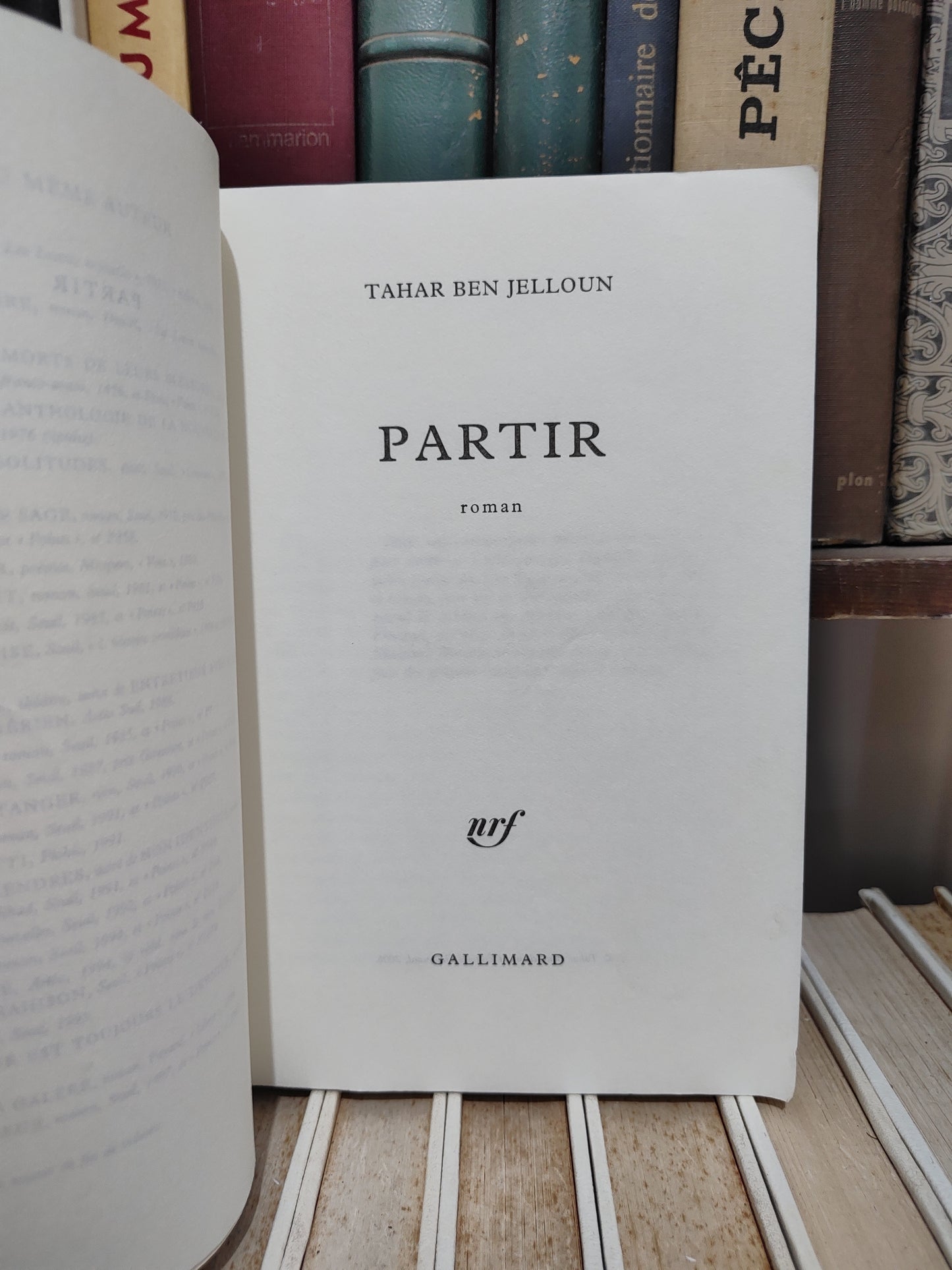 Ben Jelloun - Partir