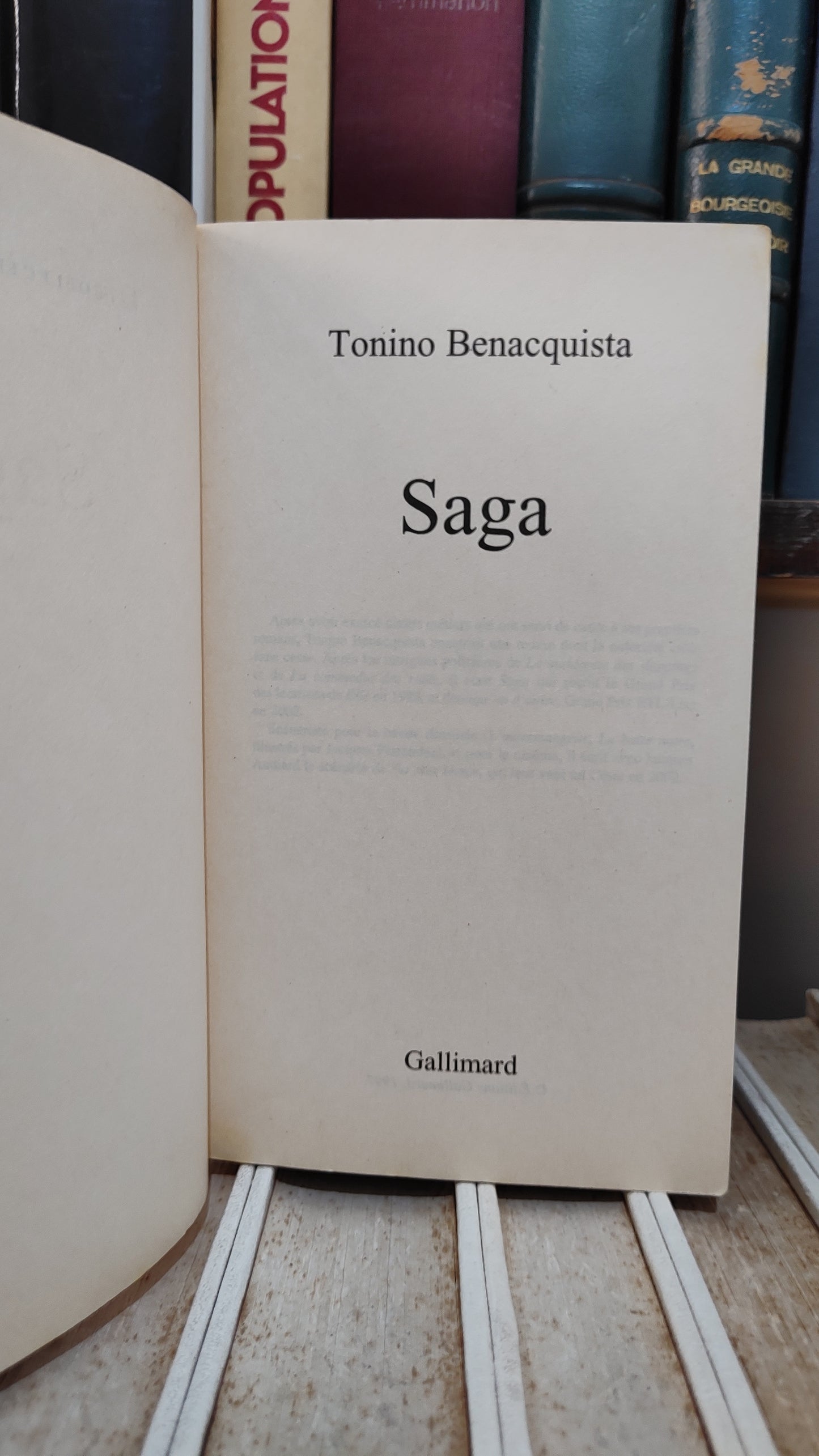 Benacquista - Saga