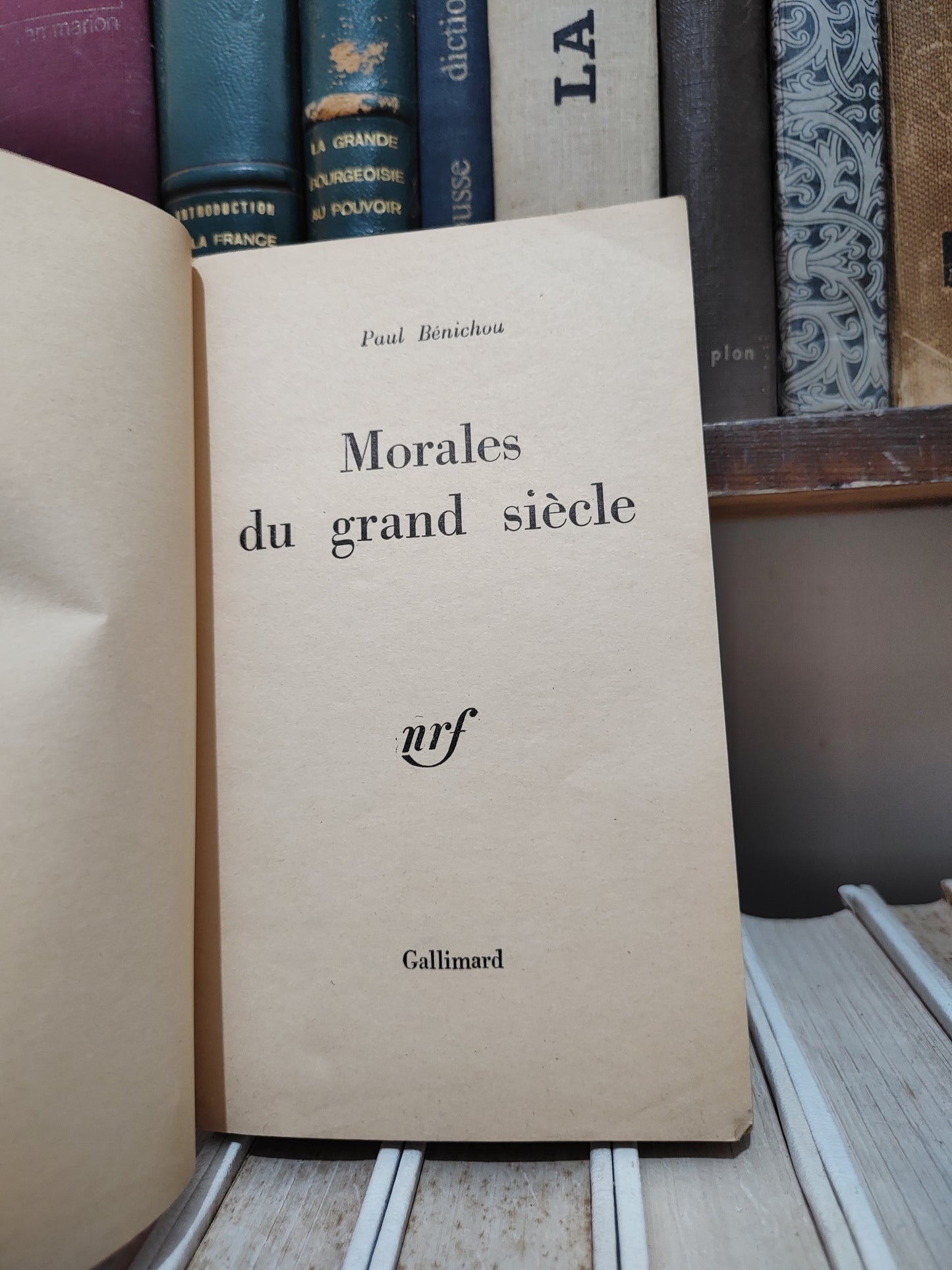 Bénichou - Morale du grand siècle