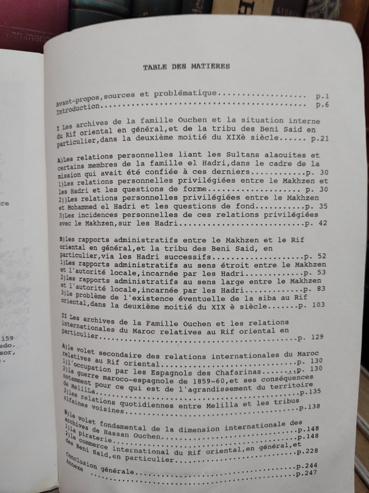 Benjelloun - Fragments d'histoire du Rif Oriental et notamment des Beni Said, dans la deuxième moitie du XXe siècle ..