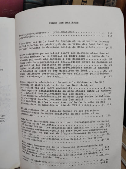 Benjelloun - Fragments d'histoire du Rif Oriental et notamment des Beni Said, dans la deuxième moitie du XXe siècle ..