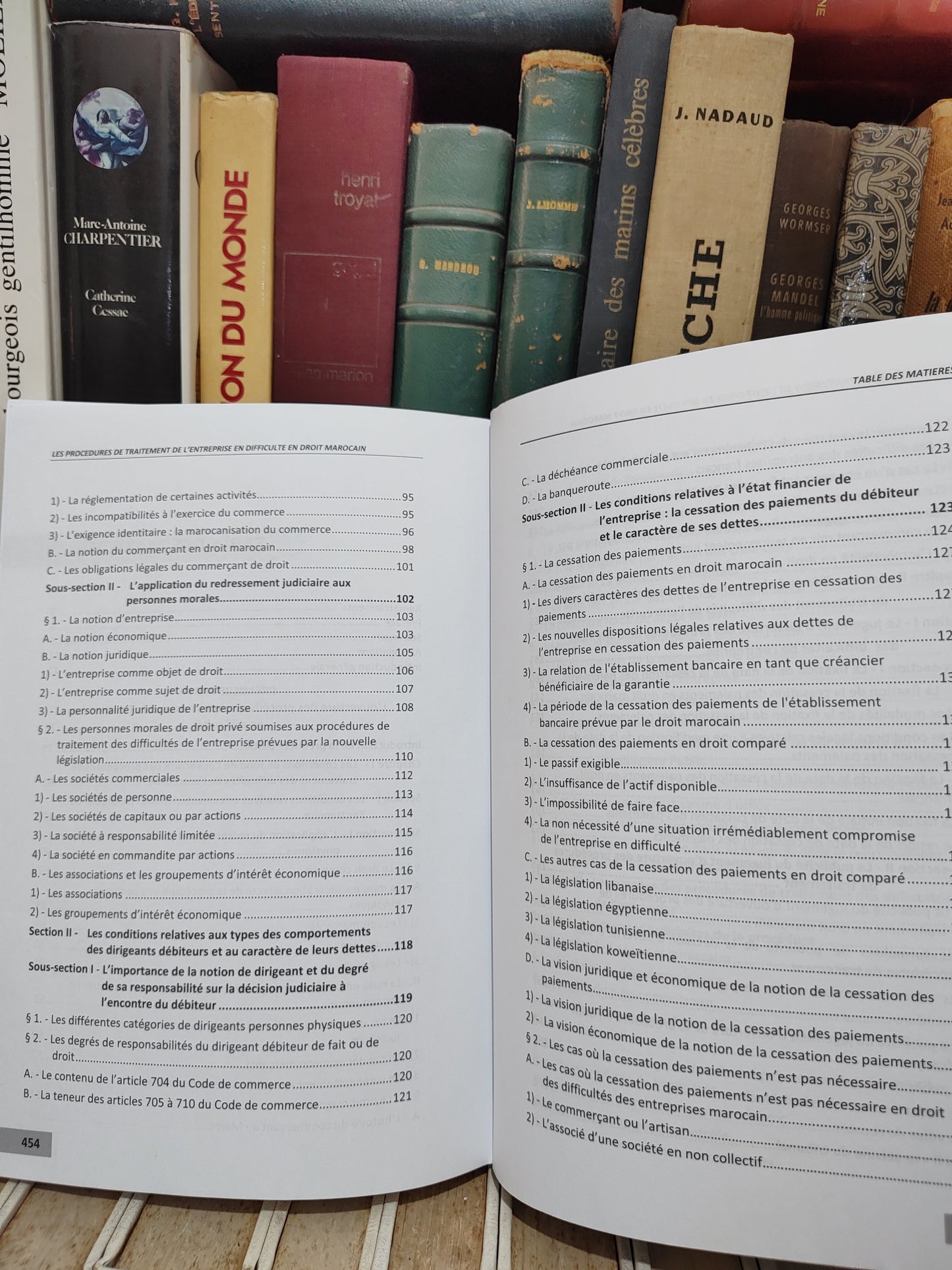 Bennani - Les procédures de traitement de l'entreprise en difficulté en droit marocain