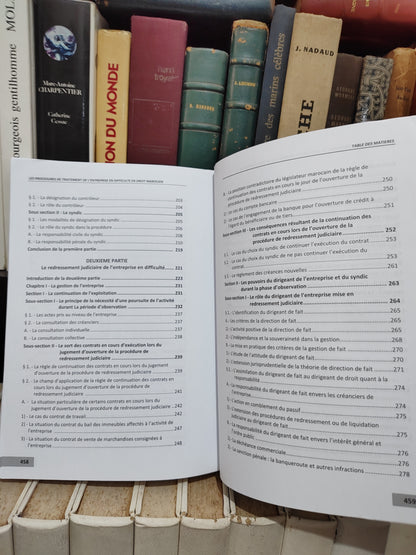 Bennani - Les procédures de traitement de l'entreprise en difficulté en droit marocain