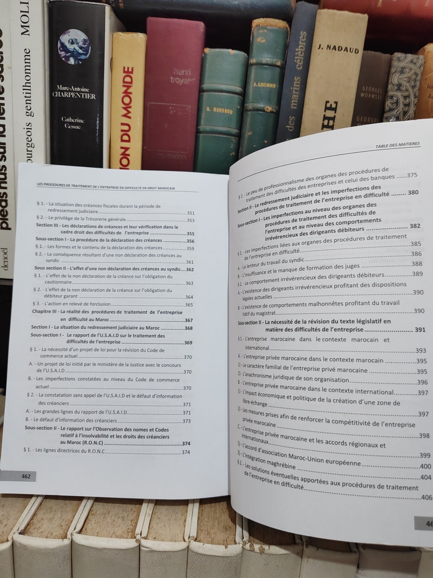 Bennani - Les procédures de traitement de l'entreprise en difficulté en droit marocain
