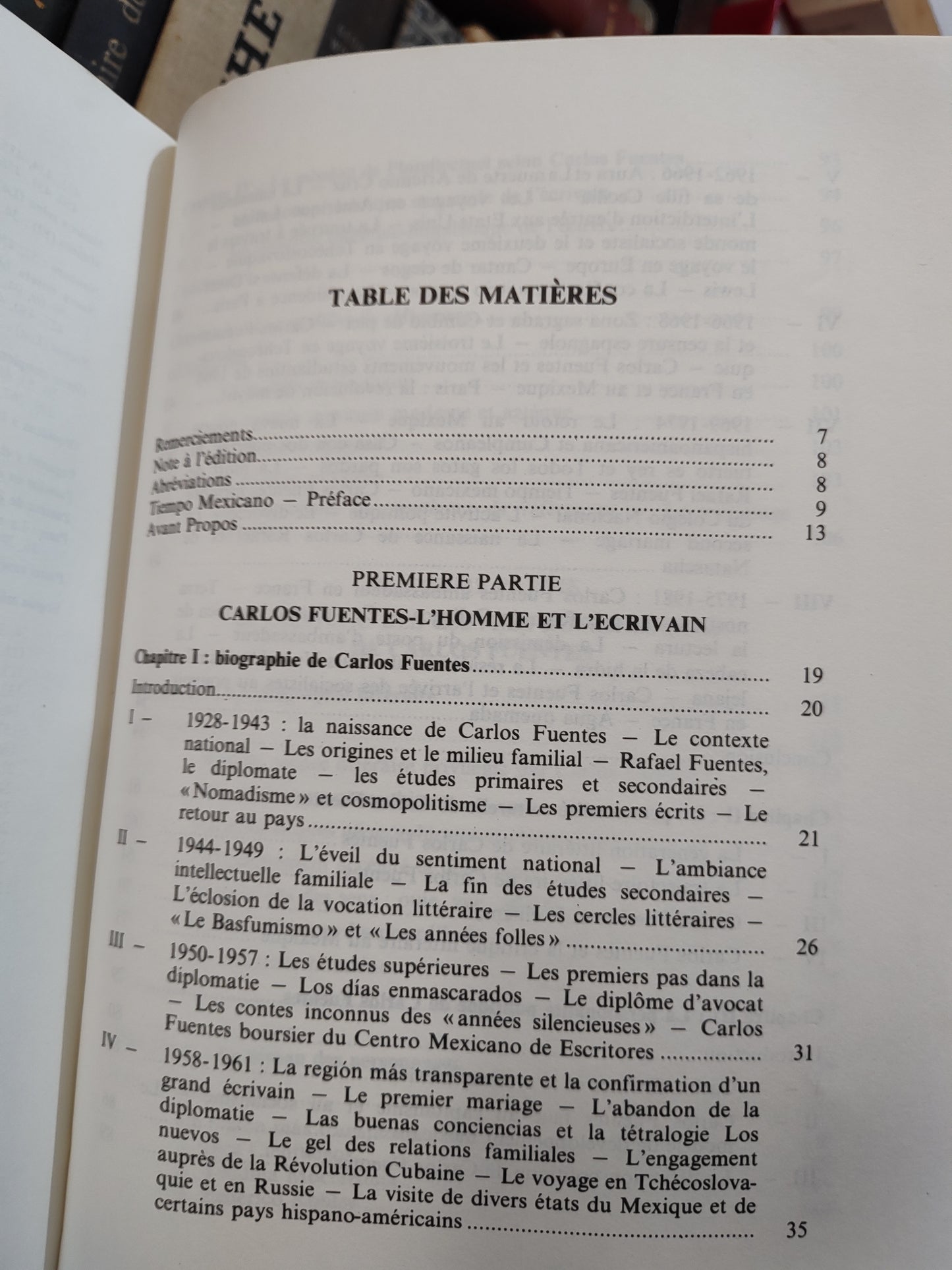 Bennani - Monde mental et monde romanesque de Carlos Fuentes