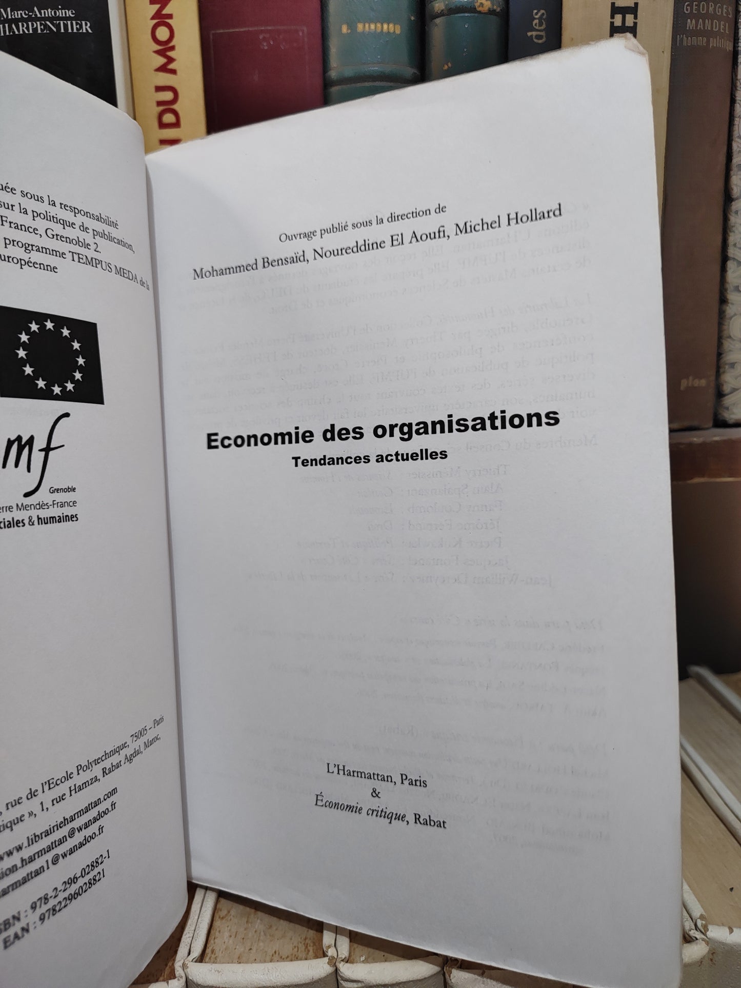 Bensaid - Économie des organisation