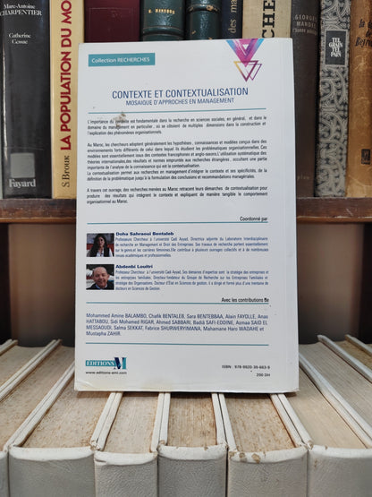 Bentaleb - Contexte et contextualisation : Mosaïque d'approches en management