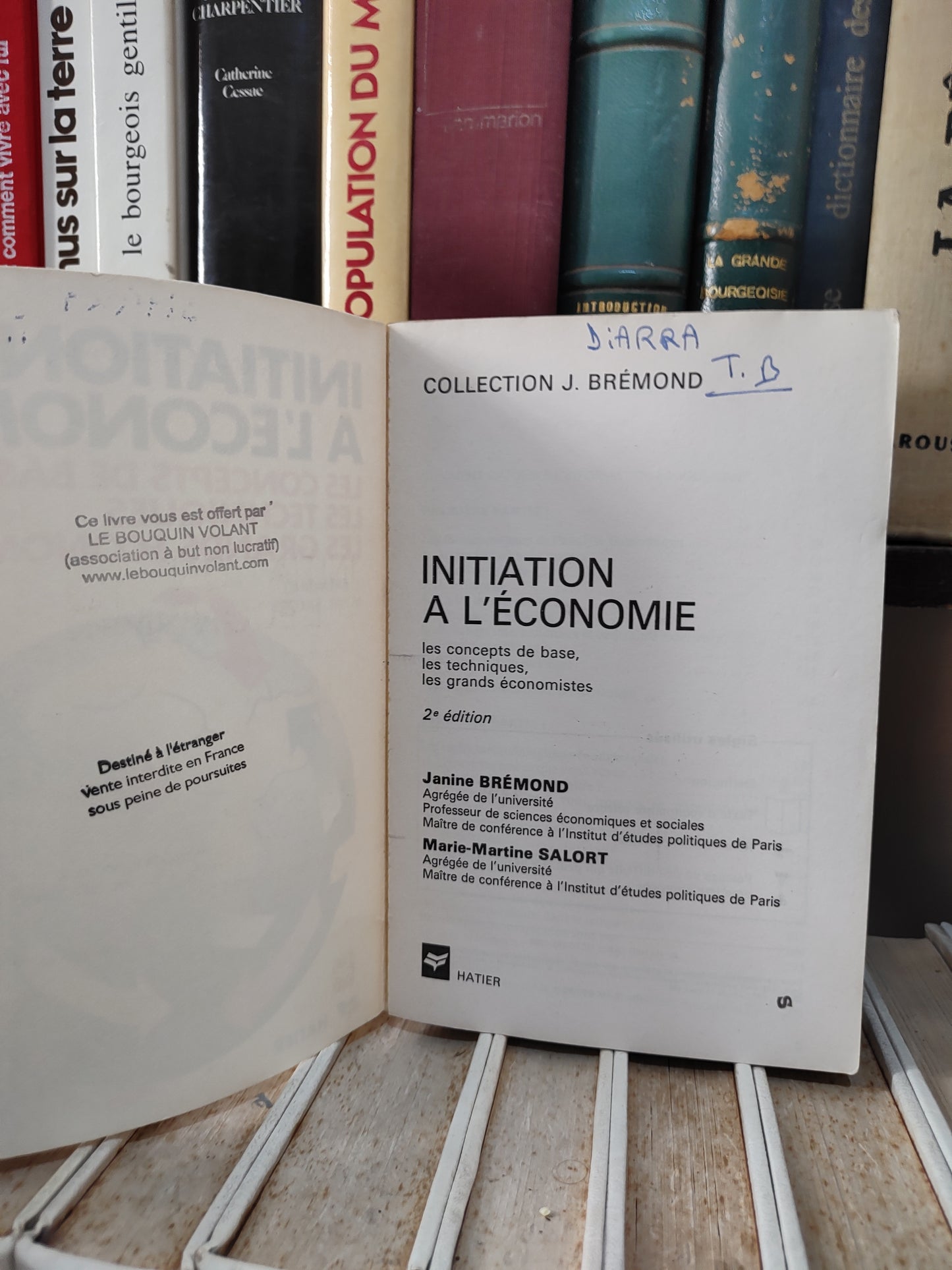 Bermond - Initiation à l'économie