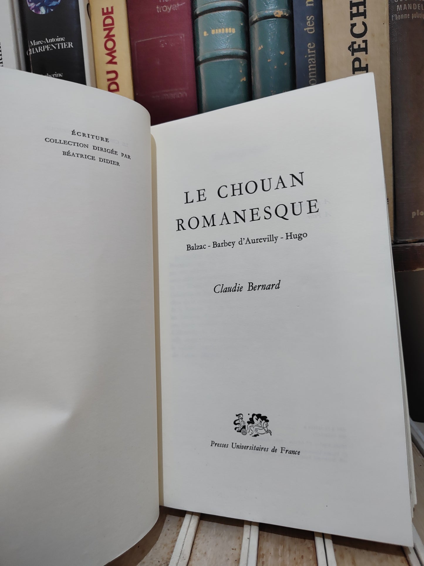 Bernard - Le Chouan romanesque
