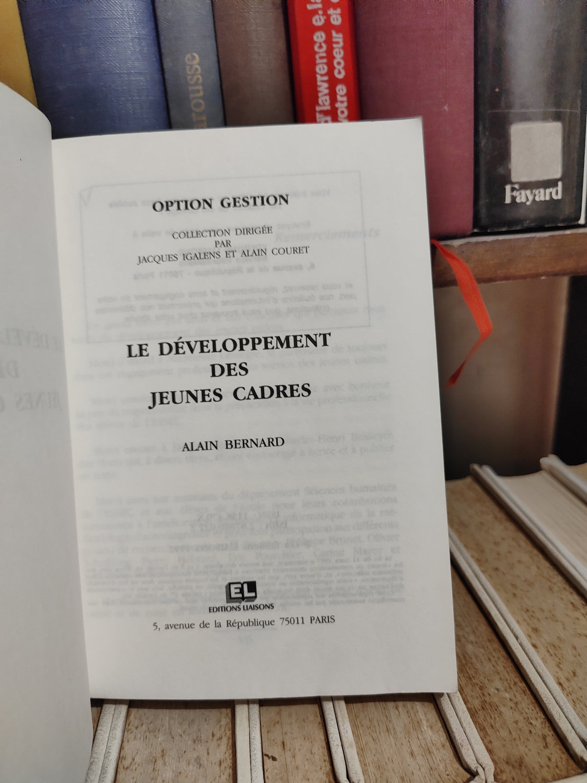 Bernard - Le développement des jeunes cadres