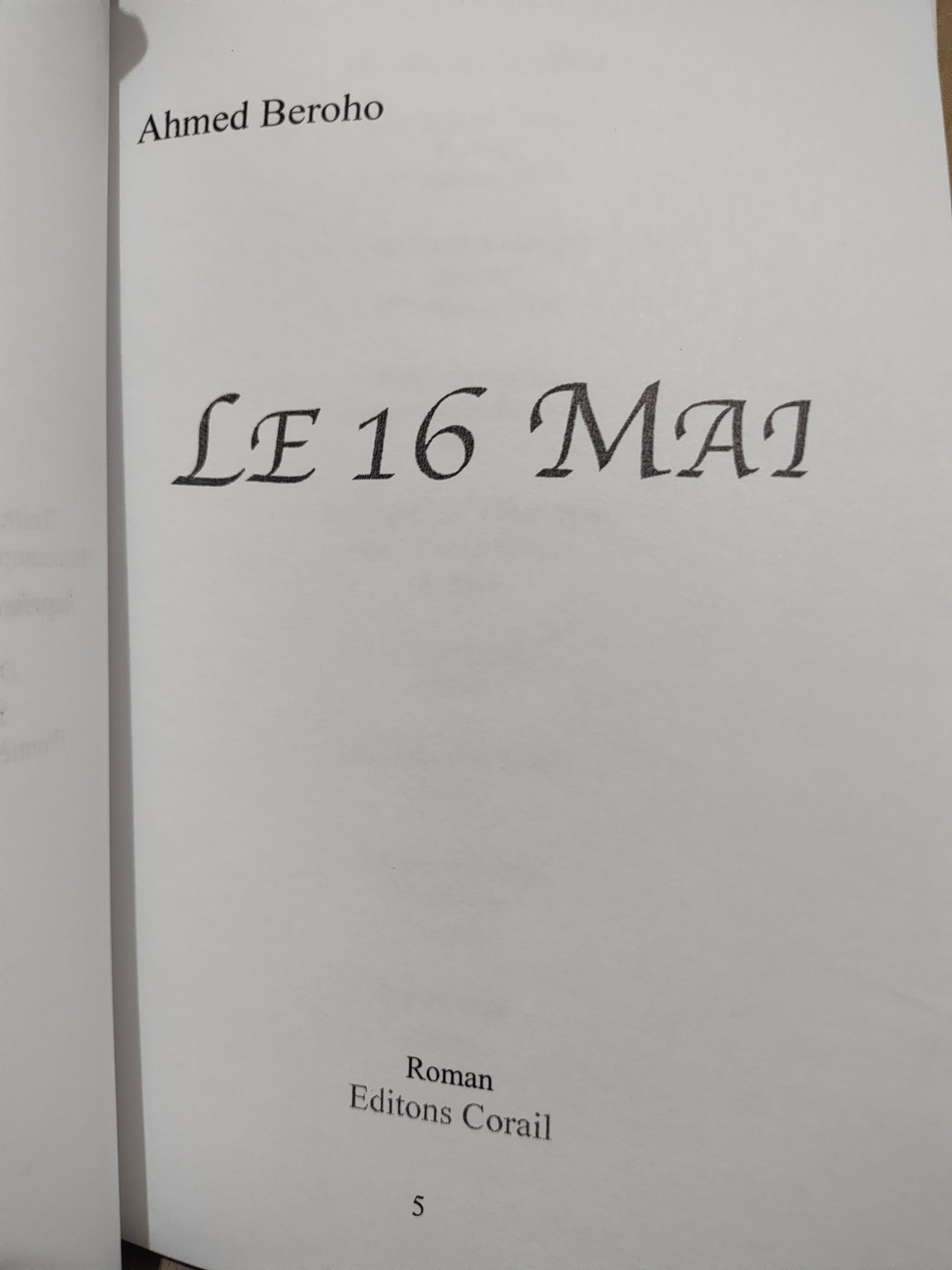 Beroho - Le 16 Mai