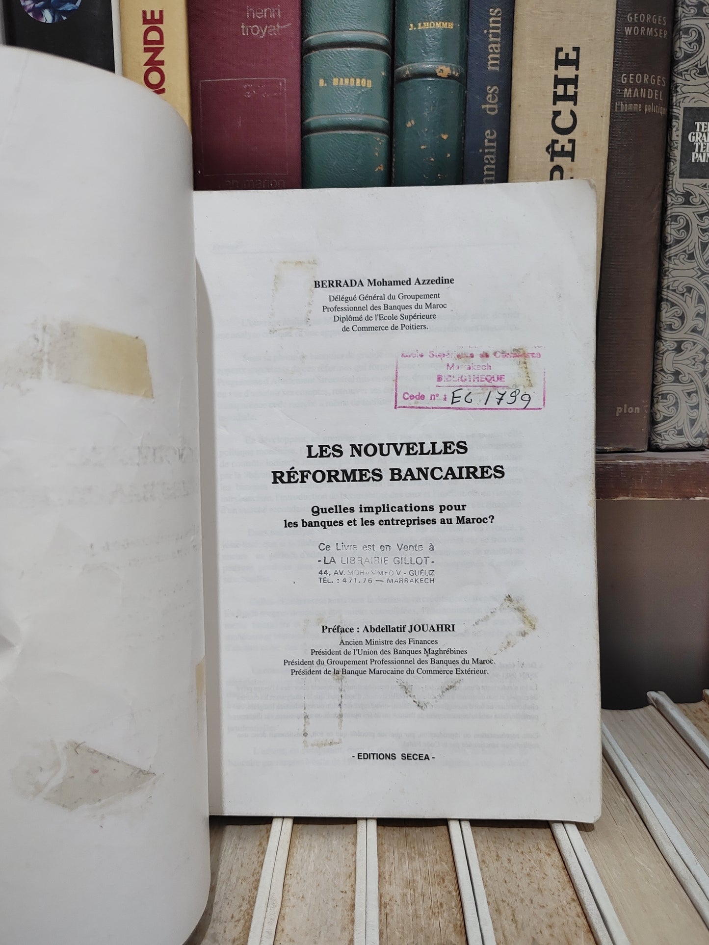 Berrada - Les nouvelles réformes bancaires