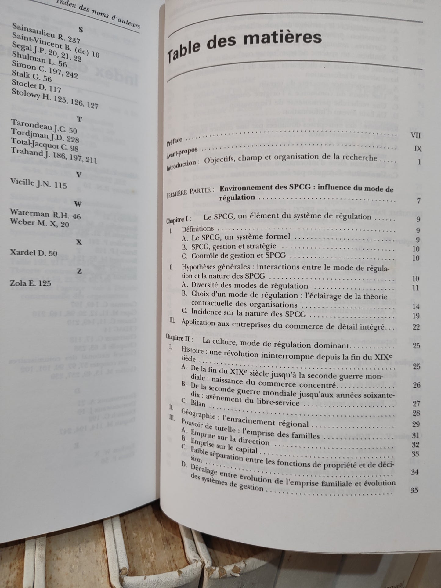 Bessire - Régulation et système de planification contrôle : L'exemple de la grande distribution