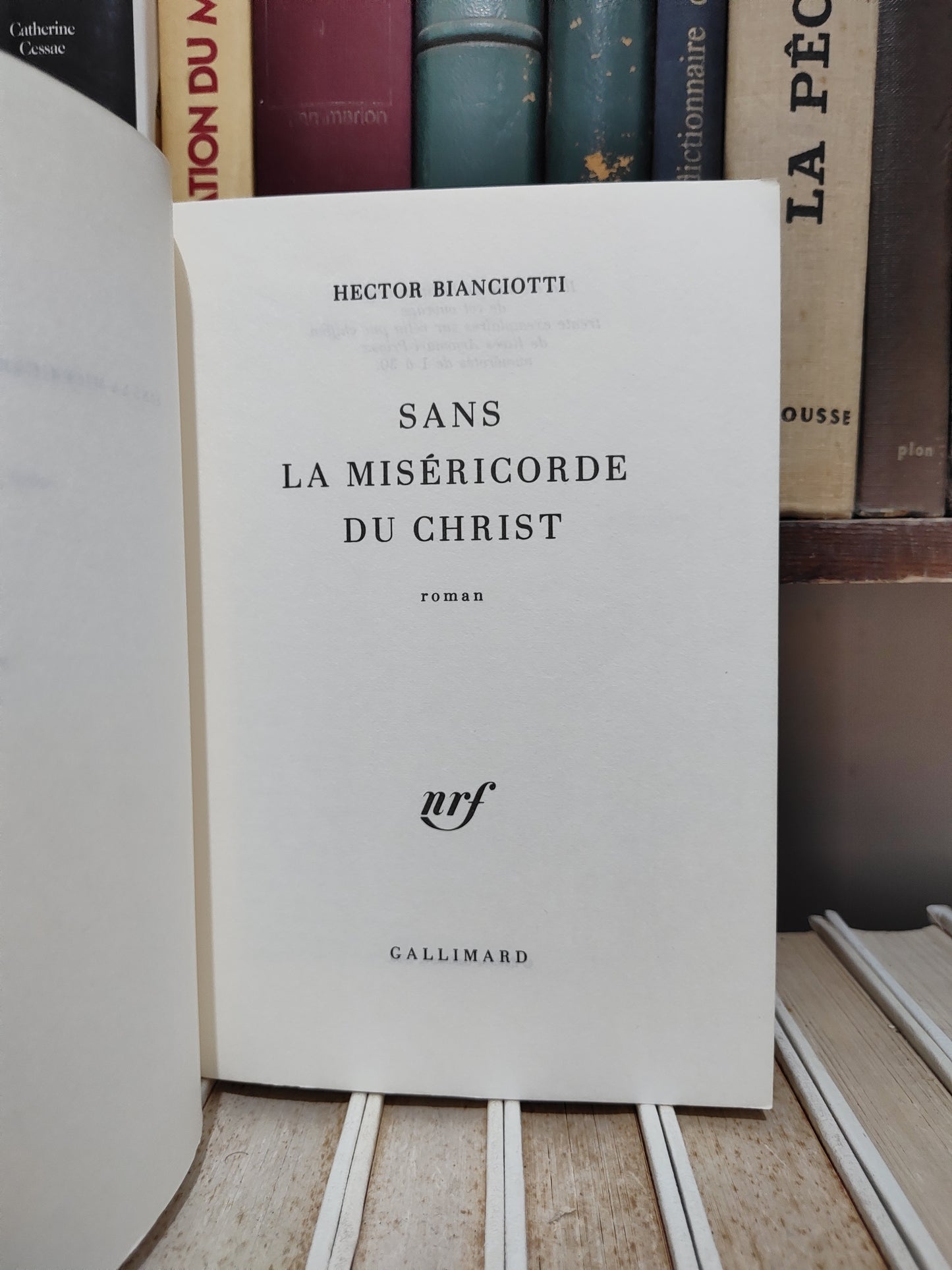 Bianciotti - Sans la miséricorde du Christ
