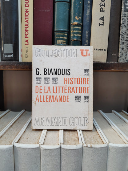 Bianquis - Histoire de la littérature allemande