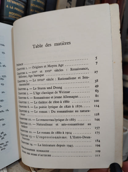 Bianquis - Histoire de la littérature allemande