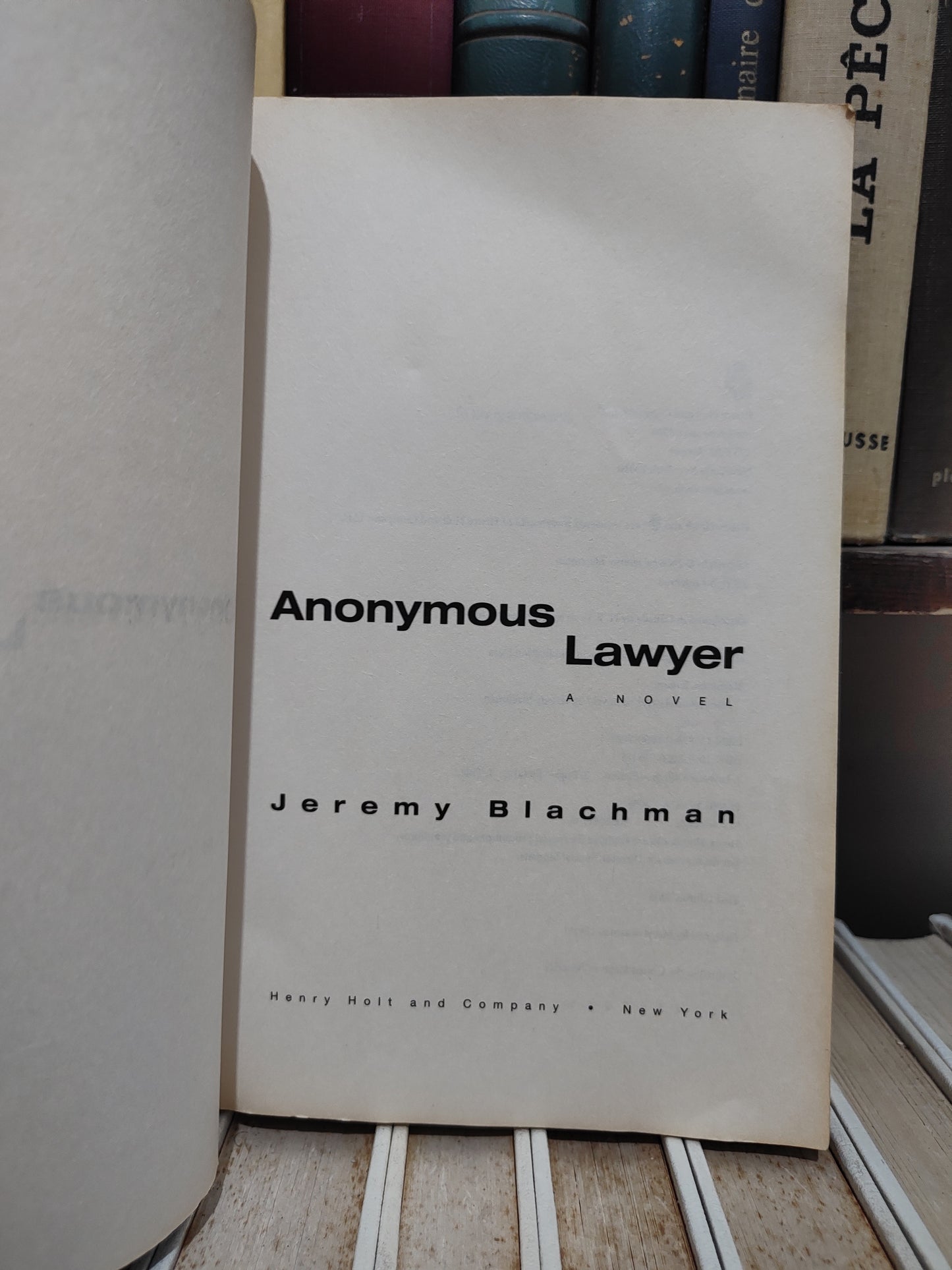 Blachman - Anonymous Lawyer