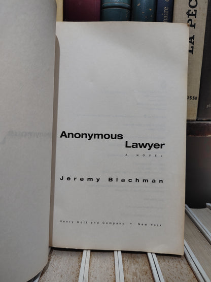 Blachman - Anonymous Lawyer