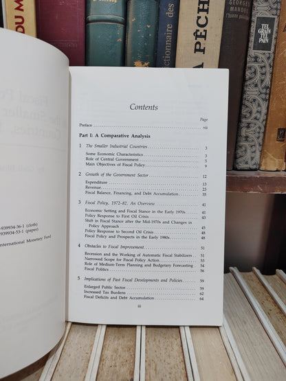 Blondal - Fsscal policy in the smaller industrial countries 1972-82