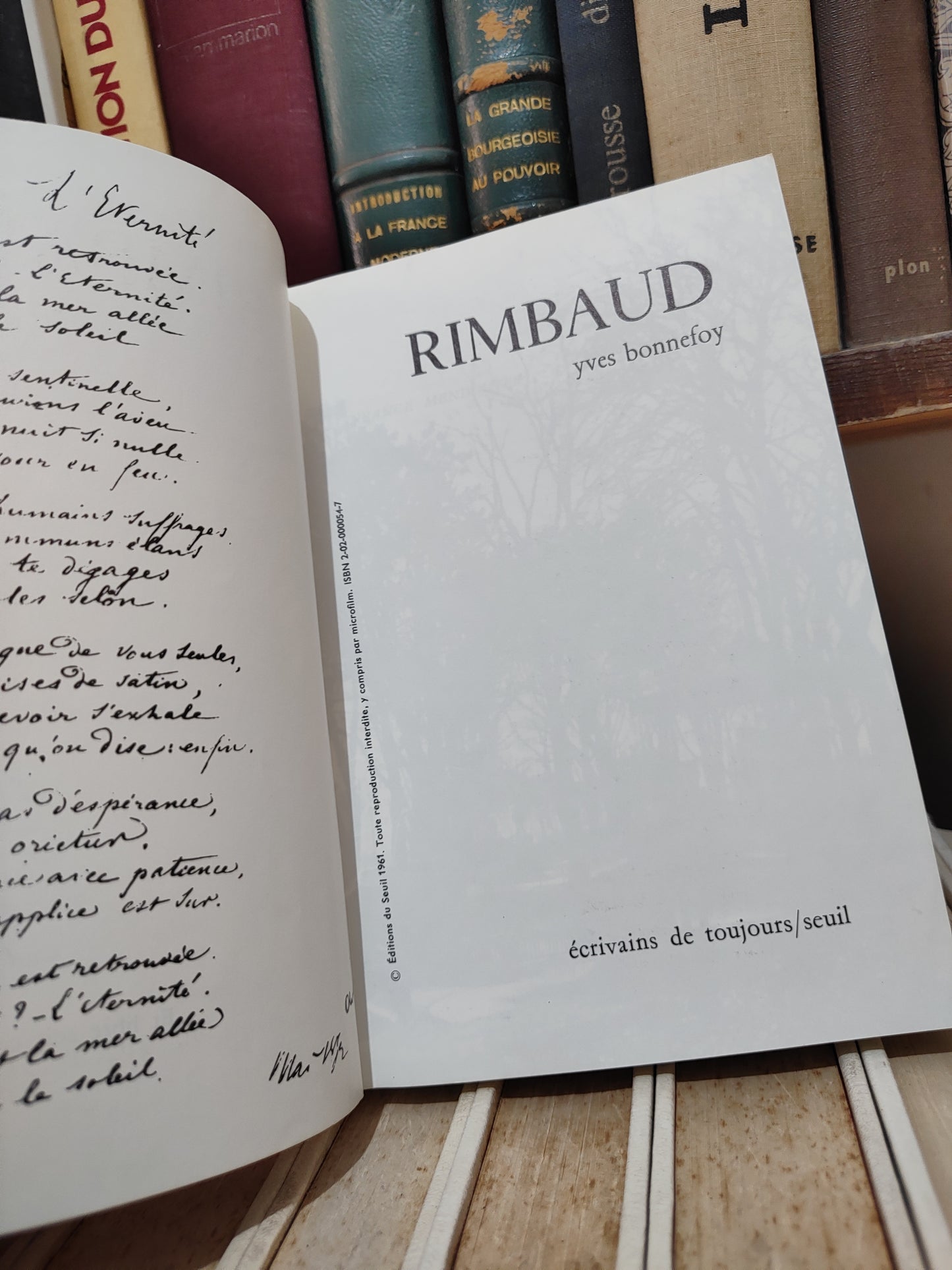 Bonnefoy - Rimbaud