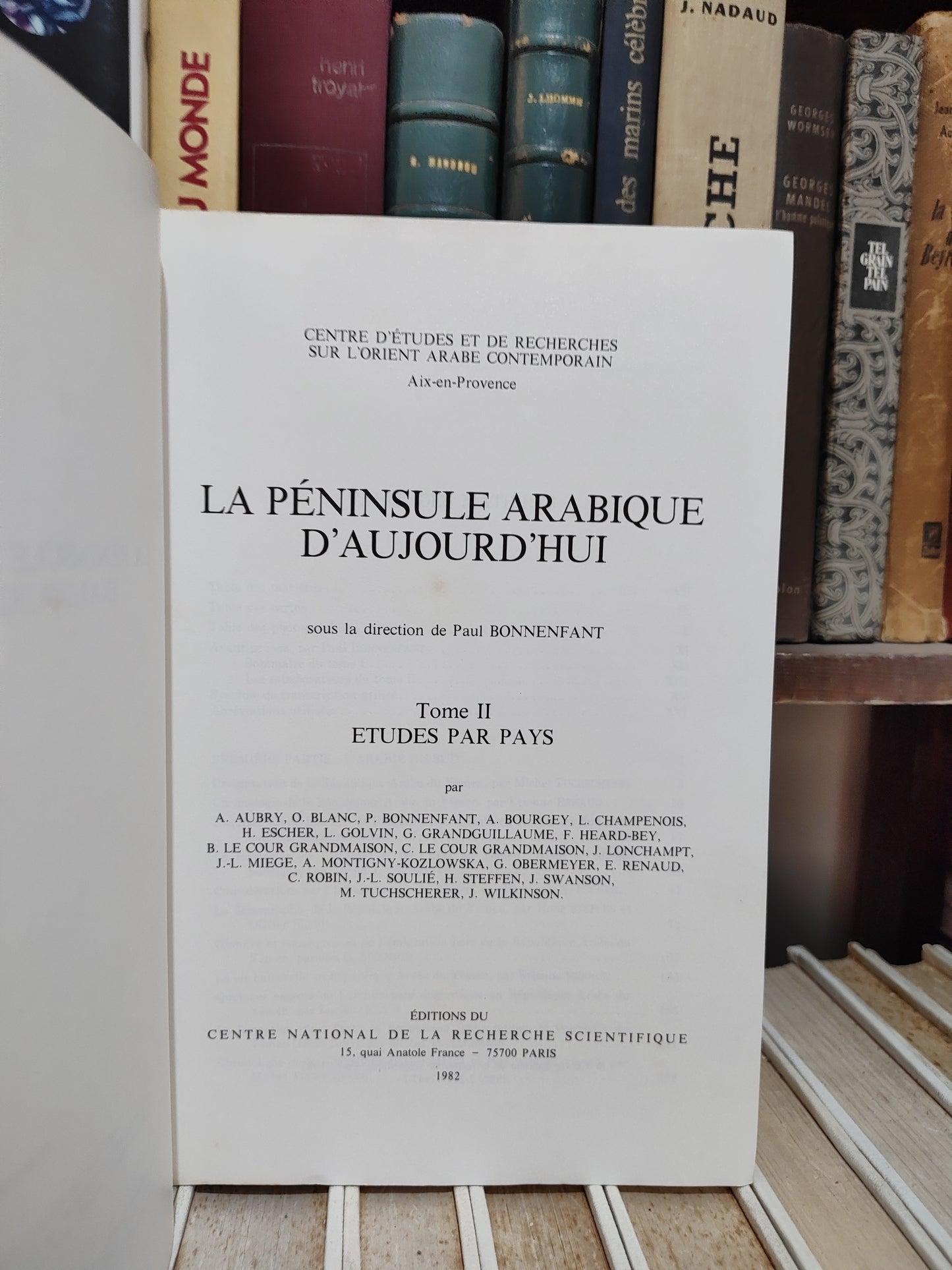 Bonnenfant - La péninsule arabique d'aujourd'hui Tome II
