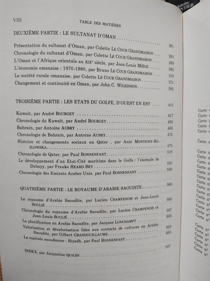 Bonnenfant - La péninsule arabique d'aujourd'hui Tome II