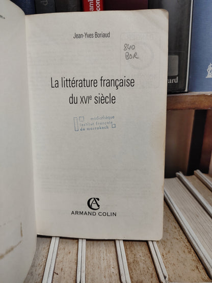 Boriaud - La littérature française du XVIe siècle