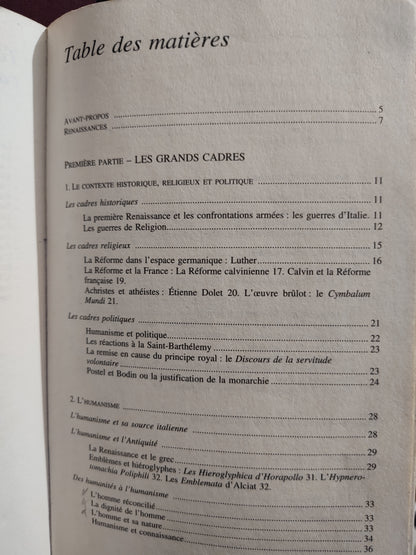 Boriaud - La littérature française du XVIe siècle