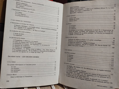 Boriaud - La littérature française du XVIe siècle
