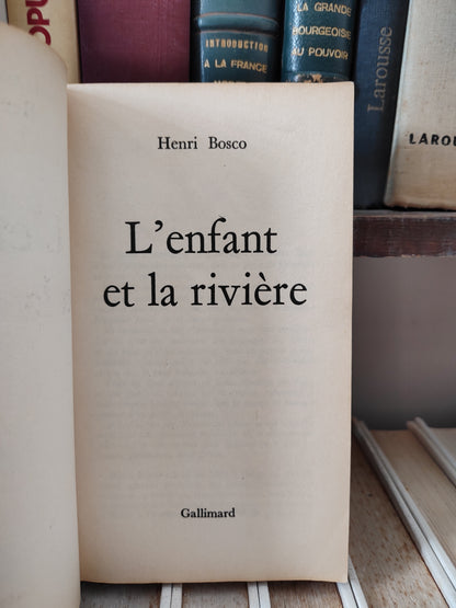 Bosco - L'enfant et la rivière