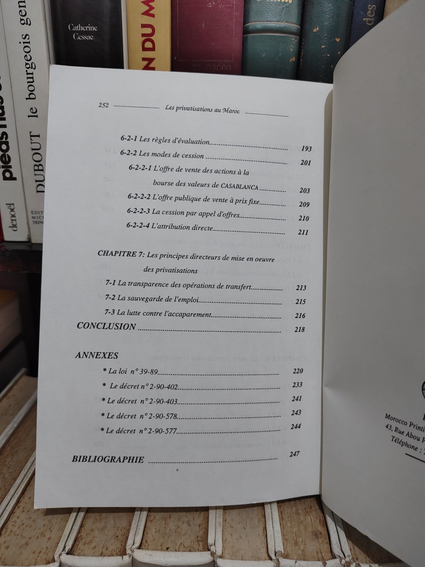 Bouachik - Les privatisation au Maroc