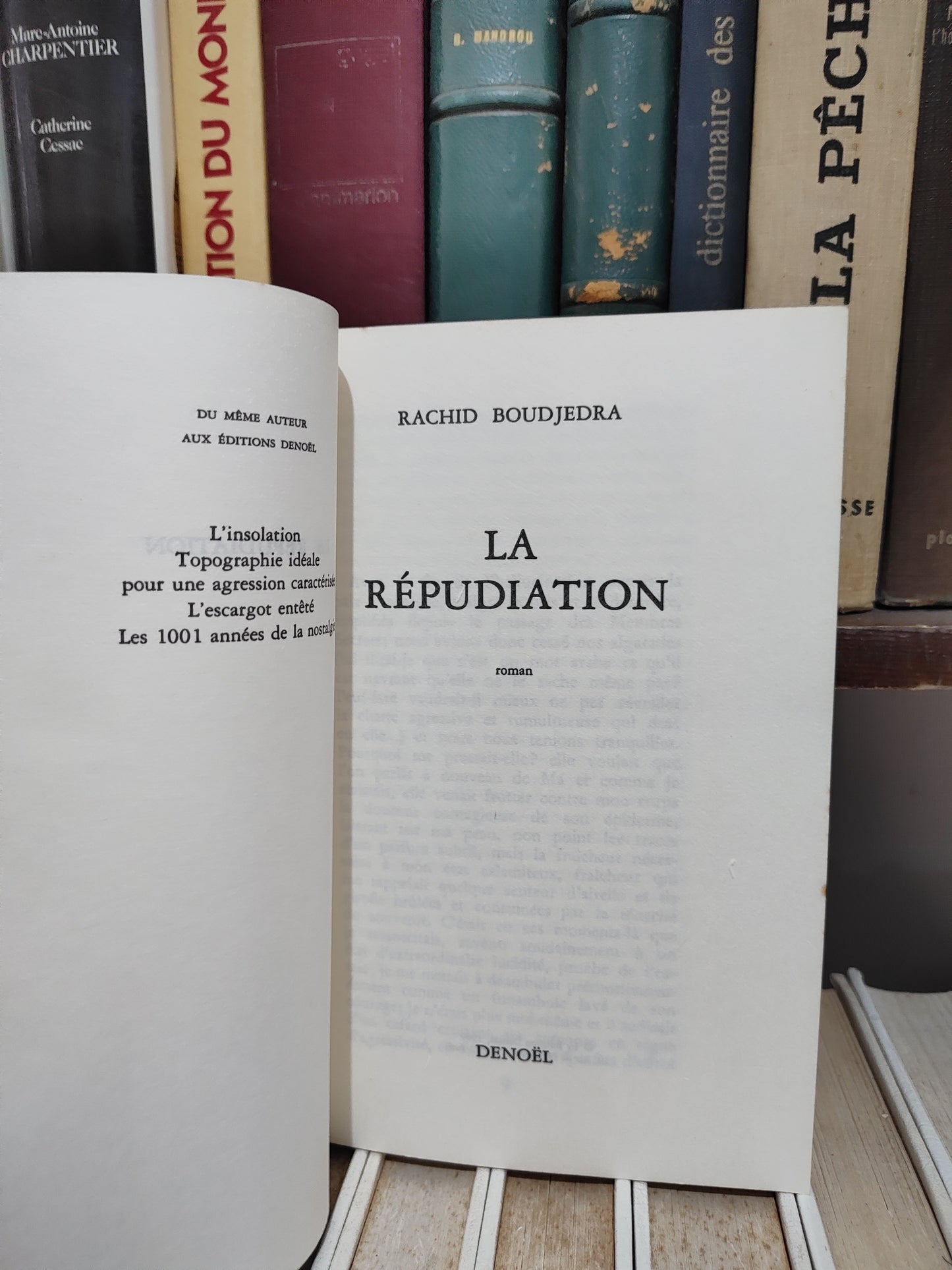 Boudjedra - La répudiation