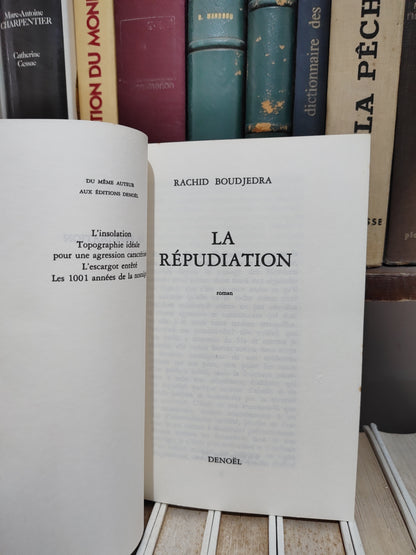 Boudjedra - La répudiation