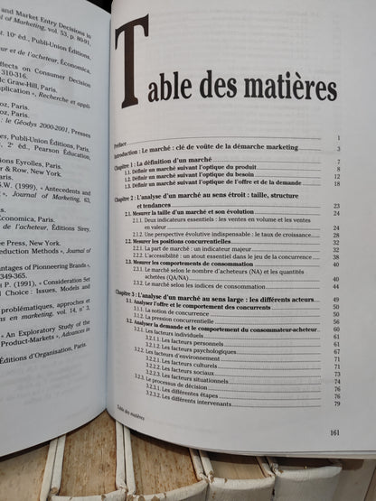 Boulocher - L'analyse d'un marché