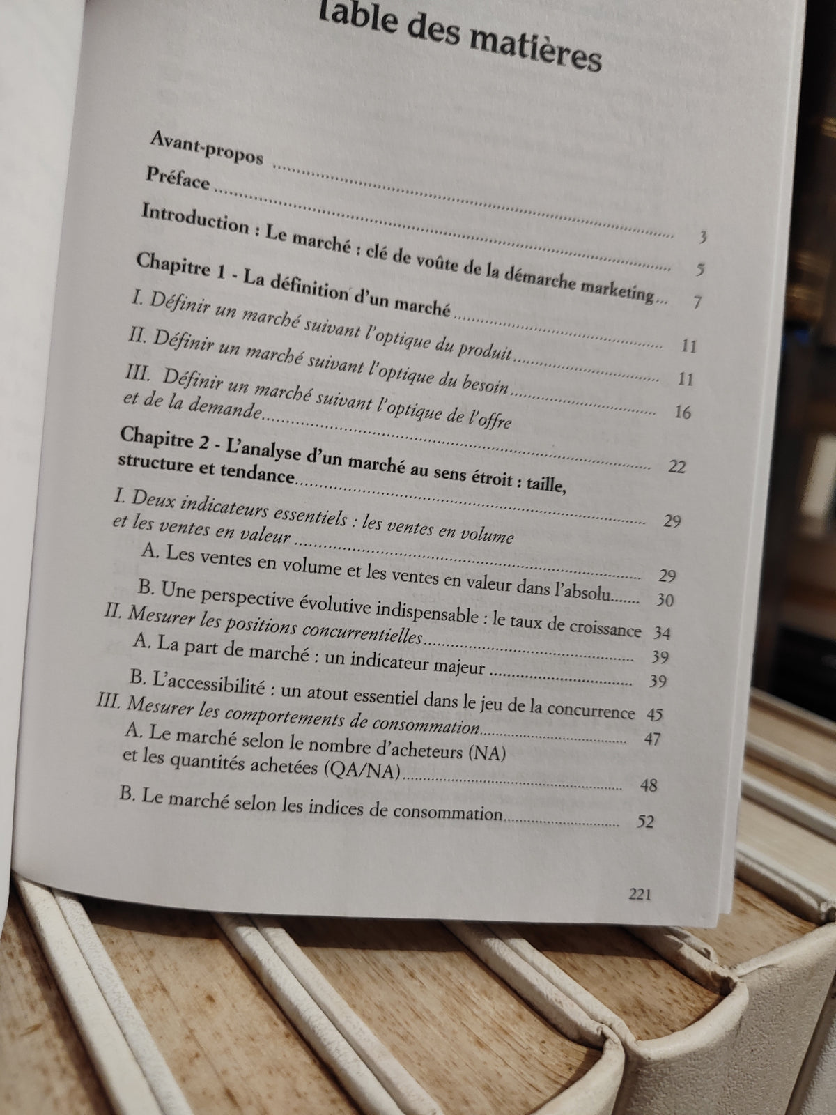 Boulocher - L'analyse d'un marché