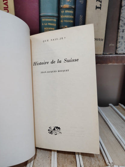 Bouquet - Histoire de la suisse