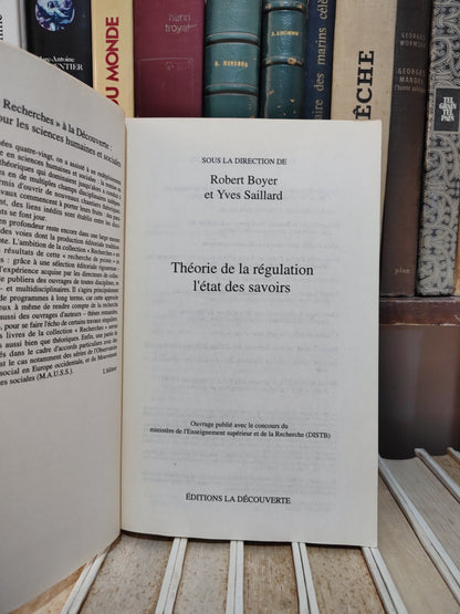 Boyer - Théorie de la régulation L'état des savoirs