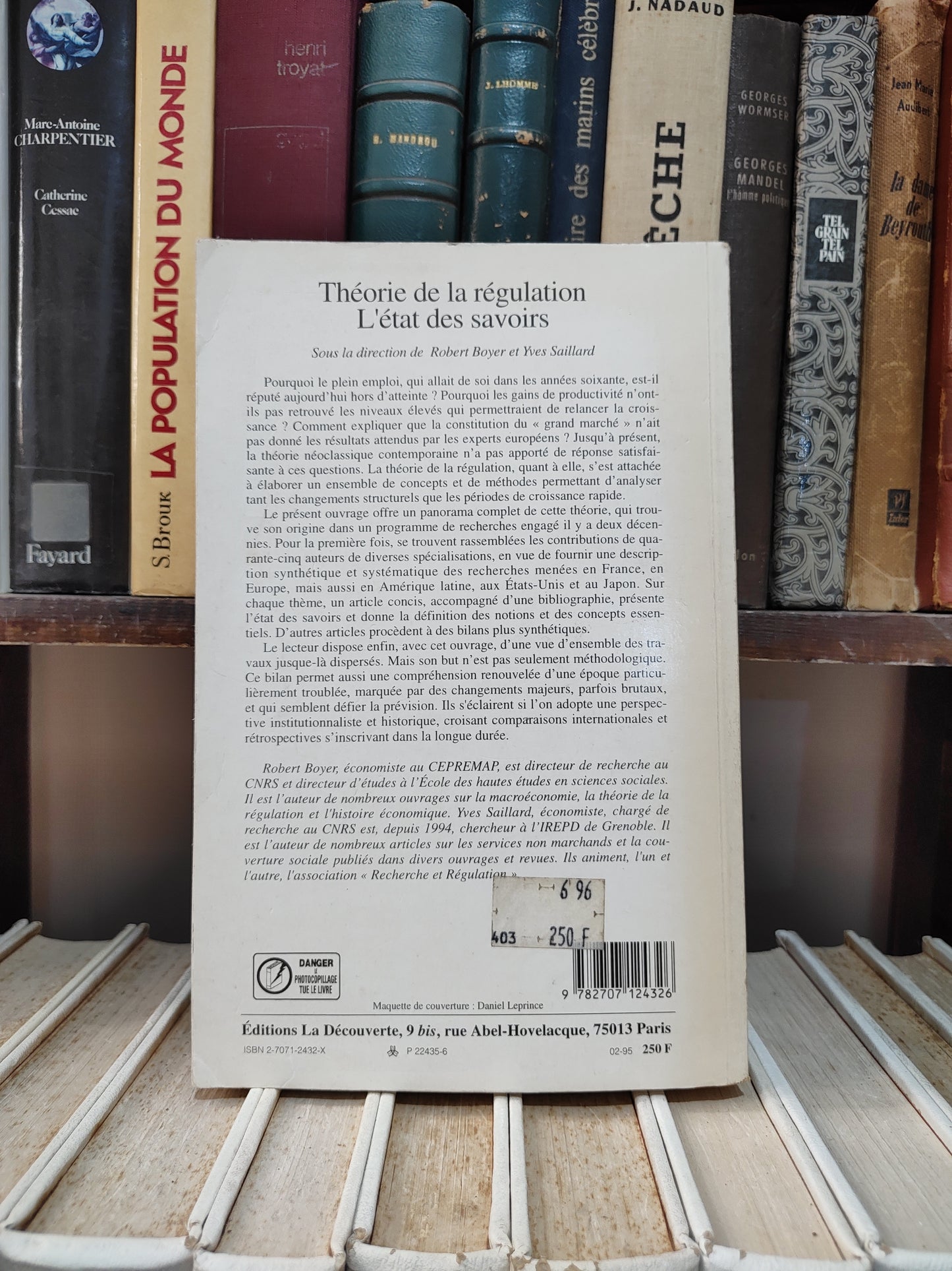 Boyer - Théorie de la régulation L'état des savoirs