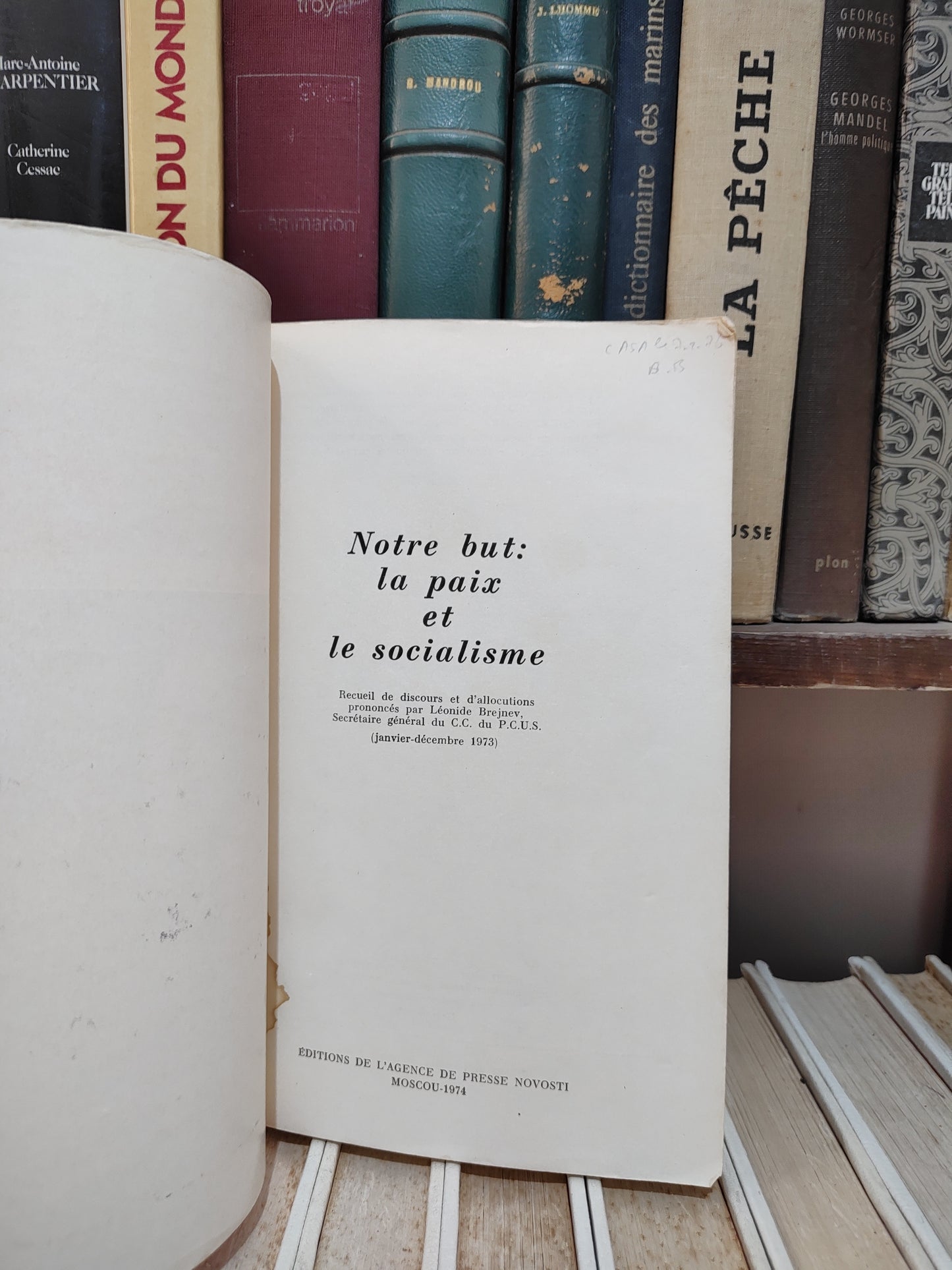 Brejnev - Notre but la paix et le socialisme