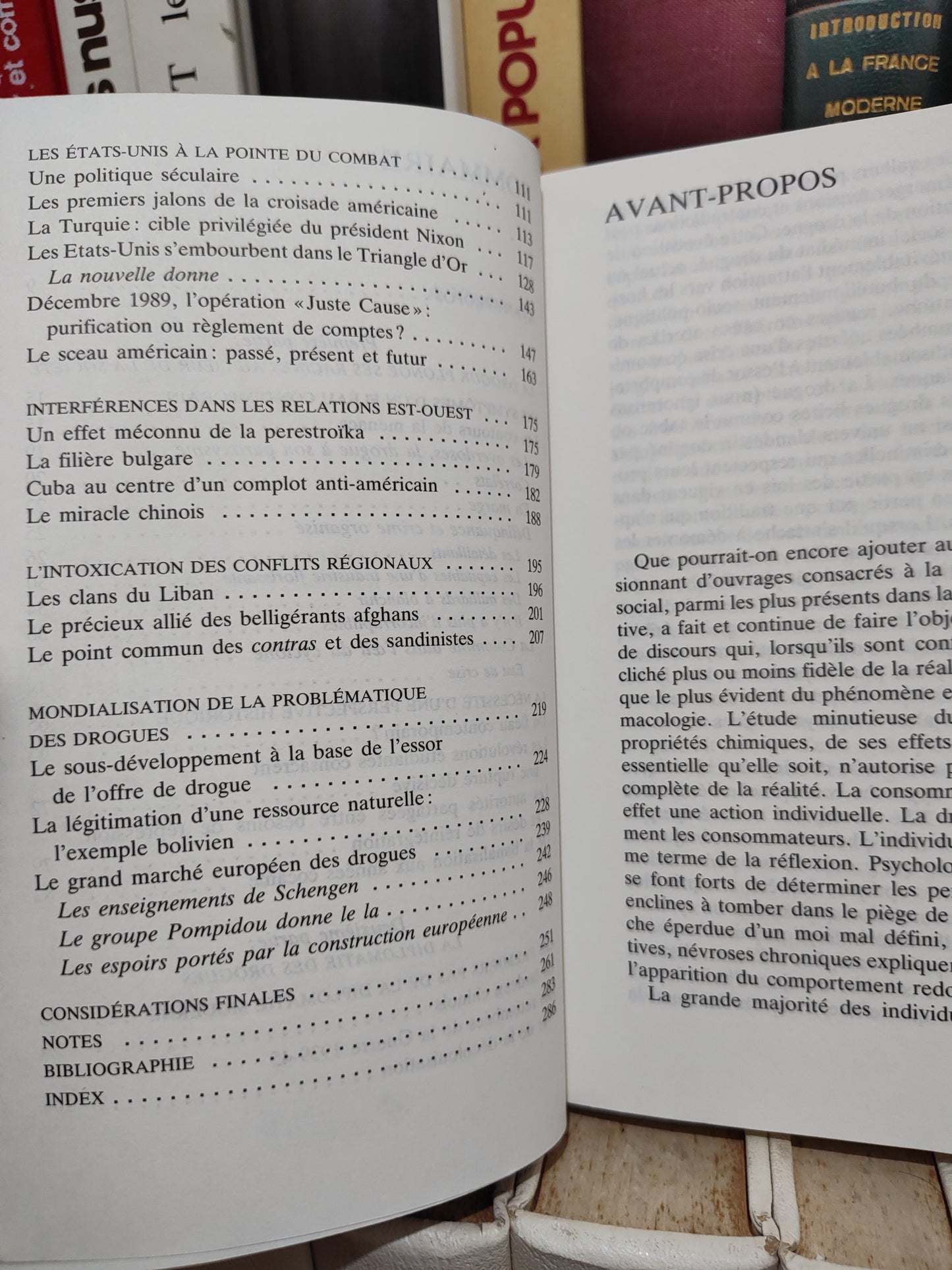 Brouet - Drogues et relations internationales